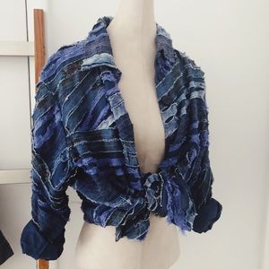 Vintage denim soft jacket